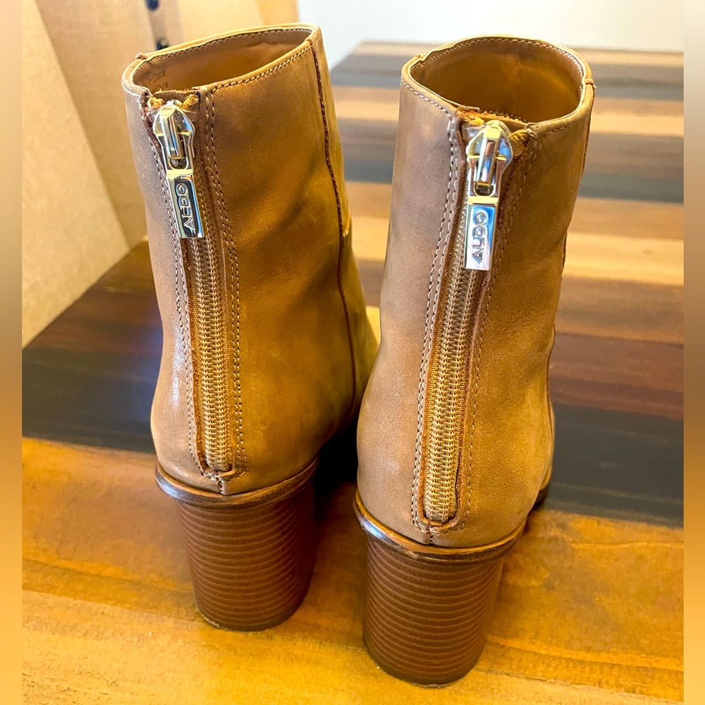 Aldo Booties Size 6 Us Tan in color